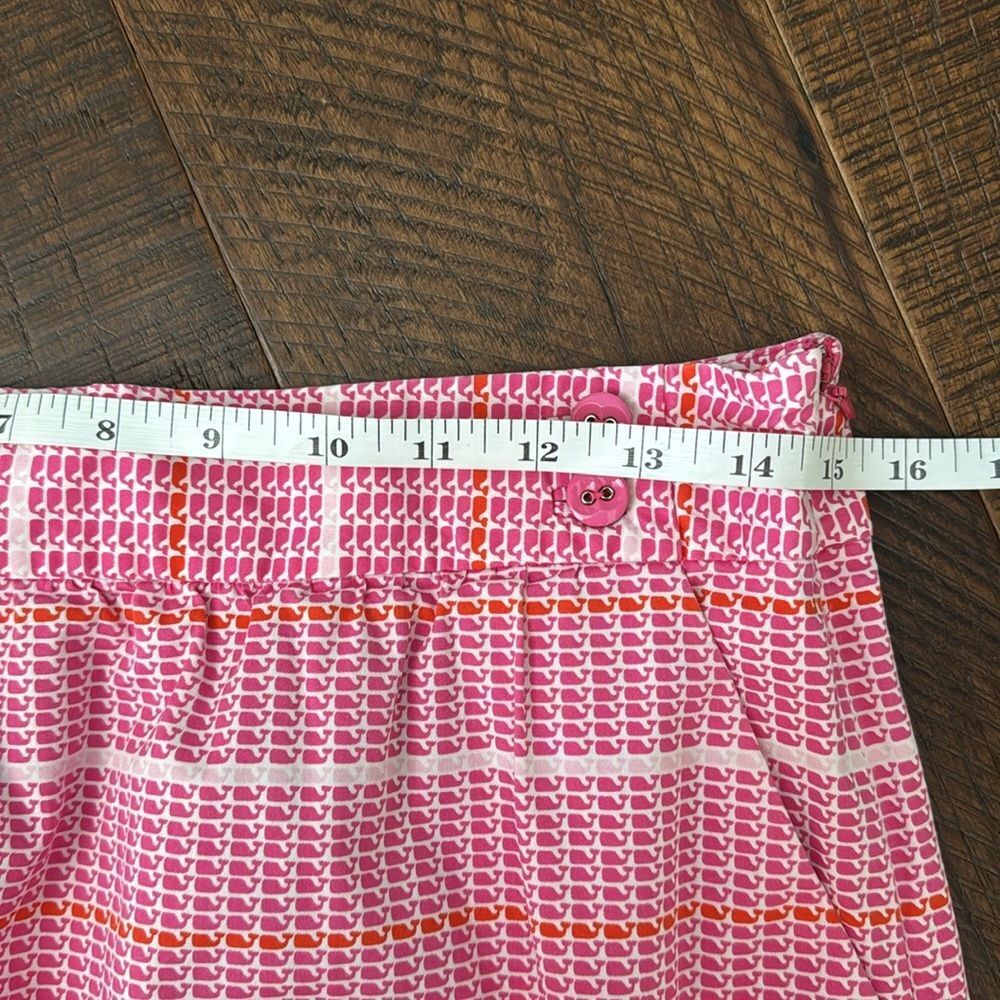 Vineyard Vines Pink Striped Mini Skirt Women's 6 - Picture 9 of 9